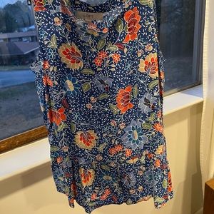 Floral Peplum Blouse